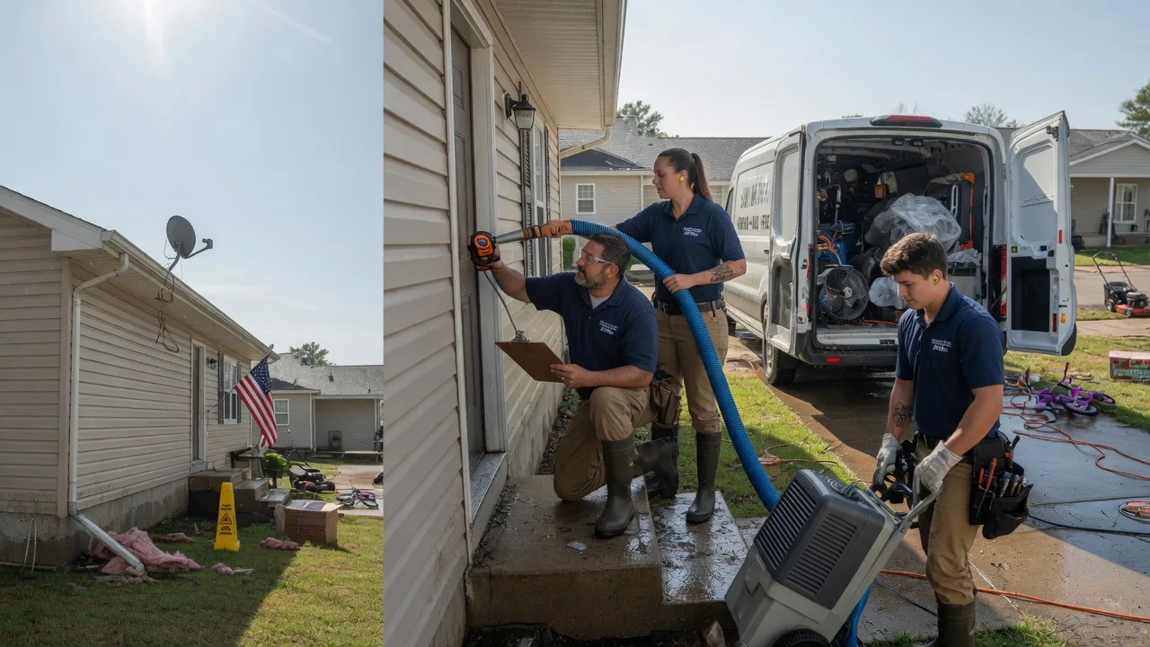 Ceiling Water Damage Restoration in Memphis, IN near me